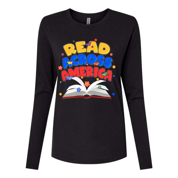 Read Across America Book Lover Womens Cotton Relaxed Long Sleeve T-Shirt