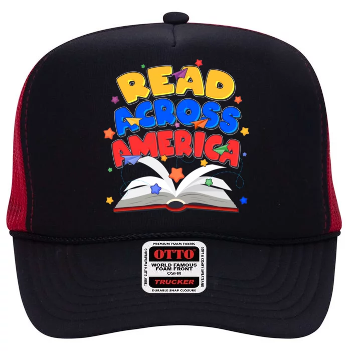 Read Across America Book Lover High Crown Mesh Trucker Hat