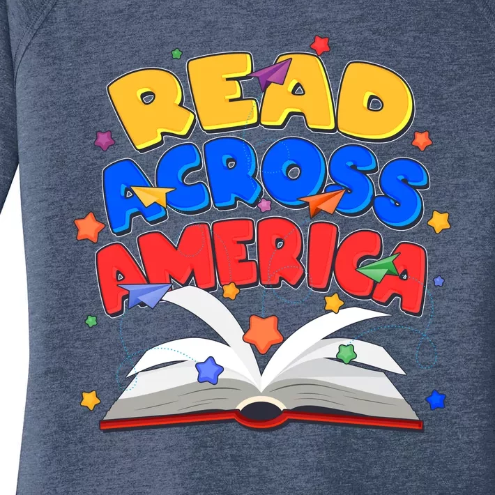 Read Across America Book Lover Women's Perfect Tri Tunic Long Sleeve Shirt