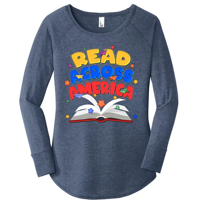 Read Across America Book Lover Women's Perfect Tri Tunic Long Sleeve Shirt