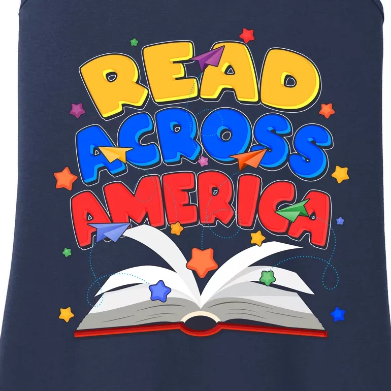 Read Across America Book Lover Ladies Essential Tank