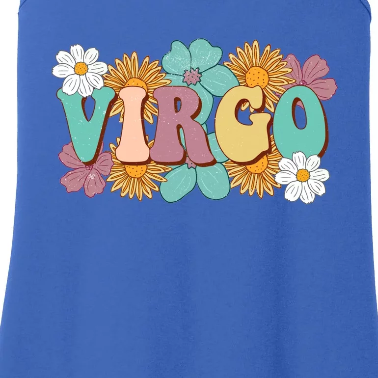 Retro Astrology August September Birthday Zodiac Sign Virgo Great Gift Ladies Essential Tank