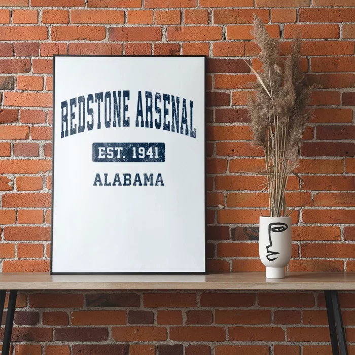 Redstone Arsenal Alabama Al Vintage Sports Established Poster