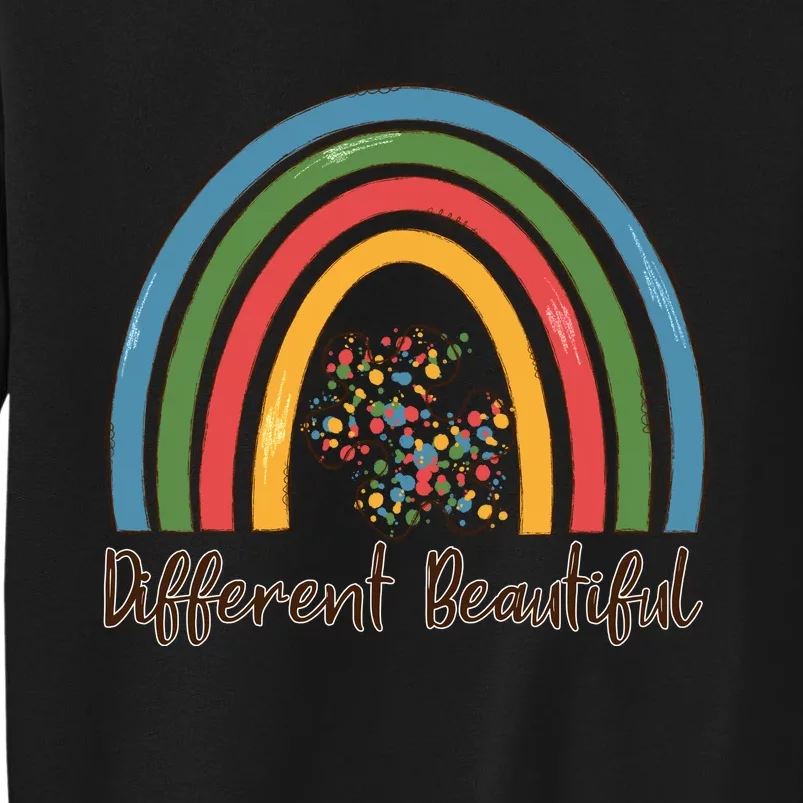 Rainbow Autism Awareness Tall Sweatshirt