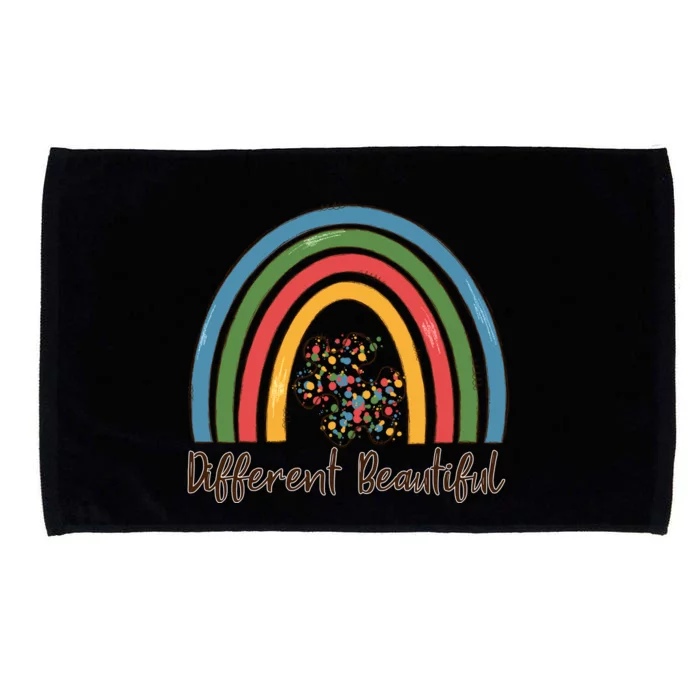 Rainbow Autism Awareness Microfiber Hand Towel