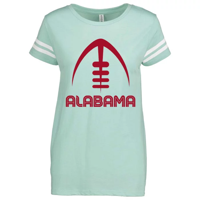 Retro Alabama Al Vintage Design Classic Alabama Yea Alabama Enza Ladies Jersey Football T-Shirt