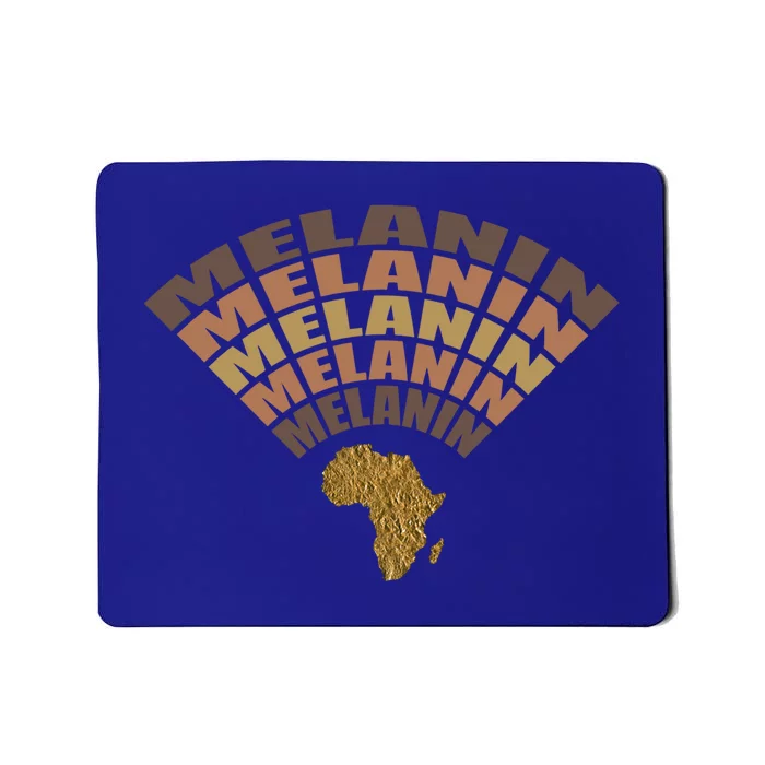 Retro African American Africa Map Black History Melanin Gift Mousepad