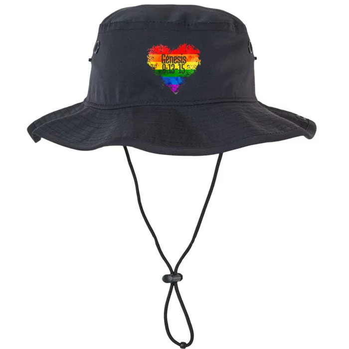 Rainbows As A Promise From God Gen. 9 13 15 Legacy Cool Fit Booney Bucket Hat