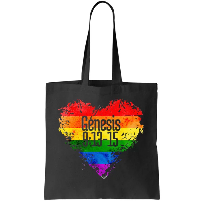 Rainbows As A Promise From God Gen. 9 13 15 Tote Bag