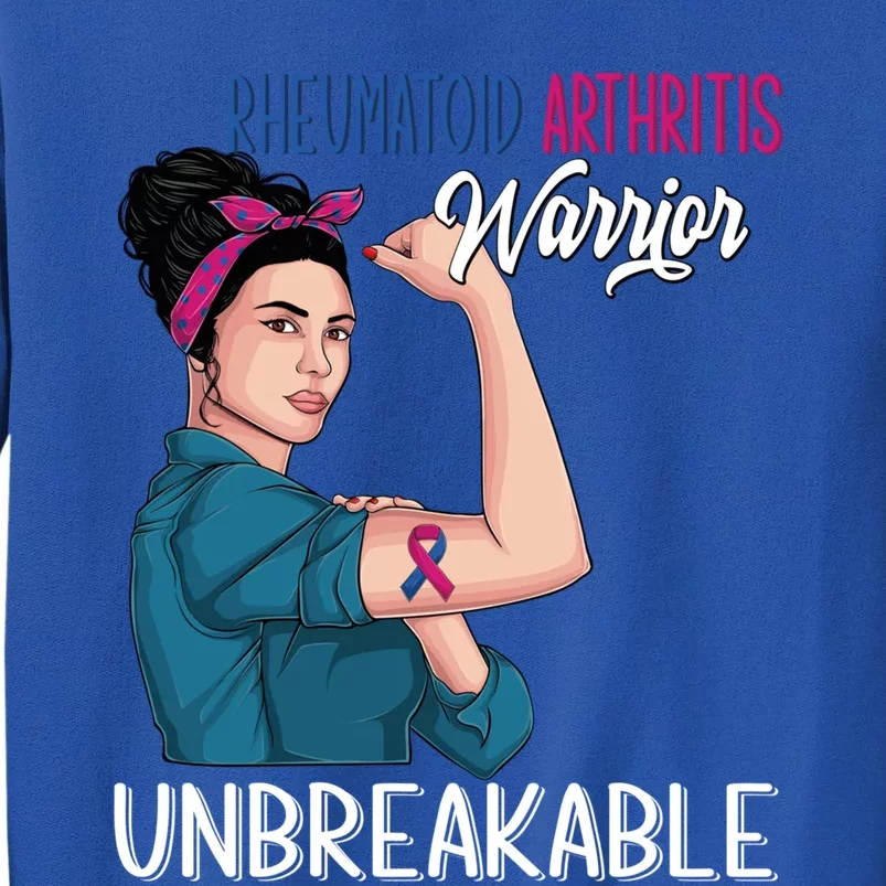 Rheumatoid Arthritis Awareness Warrior Unbreakable Gift Sweatshirt