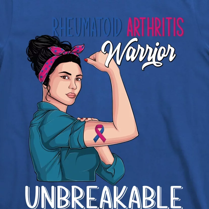 Rheumatoid Arthritis Awareness Warrior Unbreakable Gift T-Shirt