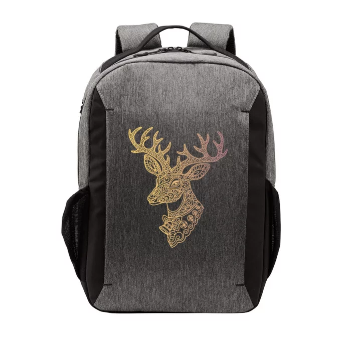 Reindeer Abstract Art Holiday Vector Backpack