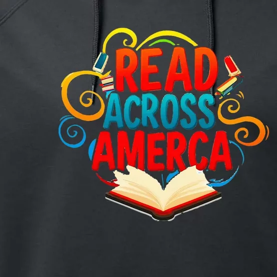 Reads Across America Reading Teacher Books Reader Performance Fleece Hoodie