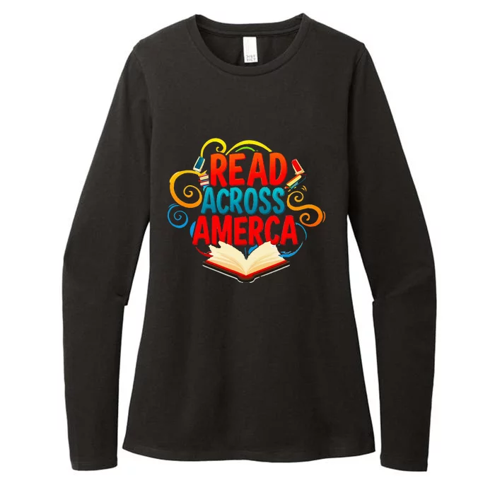 Reads Across America Reading Teacher Books Reader Womens CVC Long Sleeve Shirt