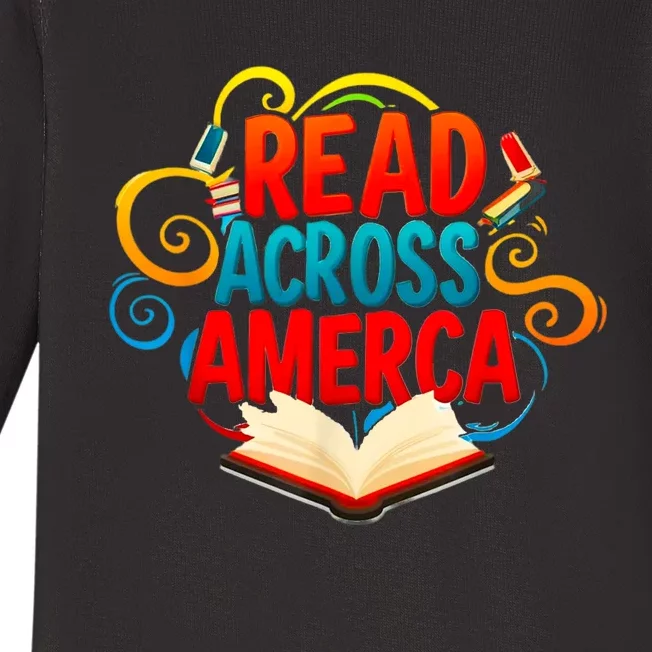 Reads Across America Reading Teacher Books Reader Baby Long Sleeve Bodysuit