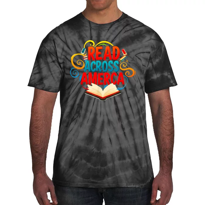 Reads Across America Reading Teacher Books Reader Tie-Dye T-Shirt