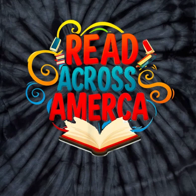 Reads Across America Reading Teacher Books Reader Tie-Dye T-Shirt