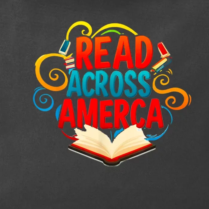 Reads Across America Reading Teacher Books Reader Zip Tote Bag