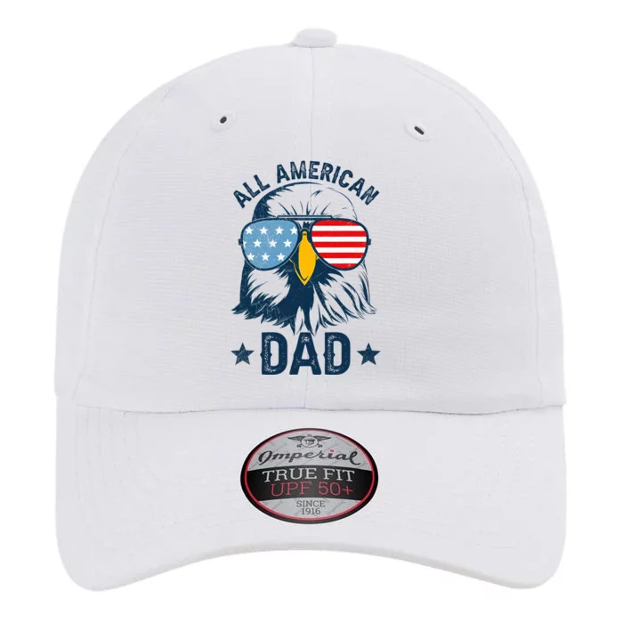 Retro All American Dad 4th Of July Daddy Eagle Usa The Original Performance Cap