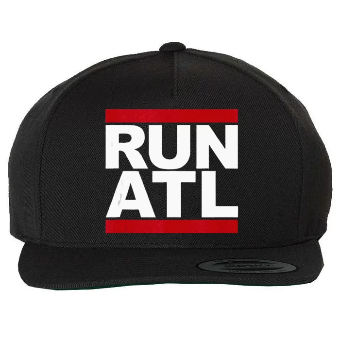 Run ATL Atlanta Running Wool Snapback Cap