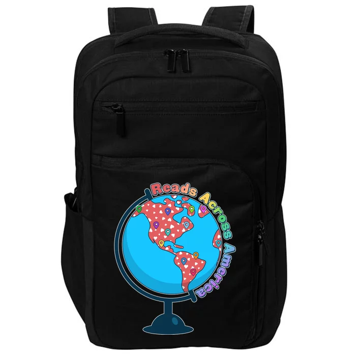 Reads Across America World Globe Book Lover Impact Tech Backpack