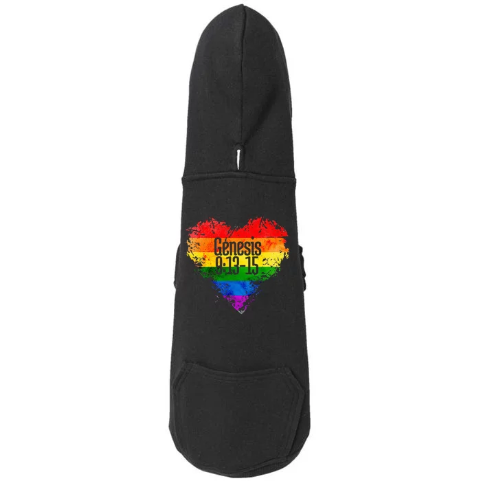 Rainbows As A Promise From God Gen. 91315 Doggie 3-End Fleece Hoodie