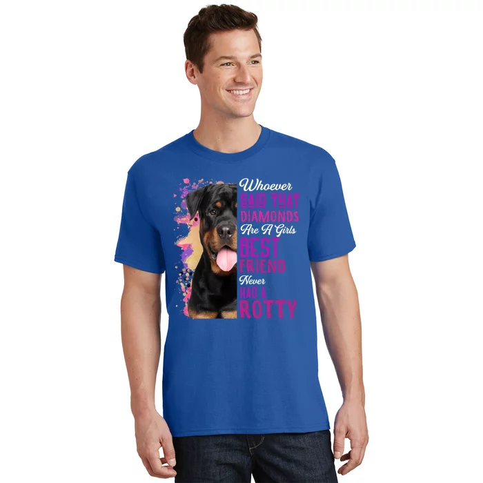 Rottweilers Are A Best Friend Dog Mama Rotty Lover Mom Gift T-Shirt