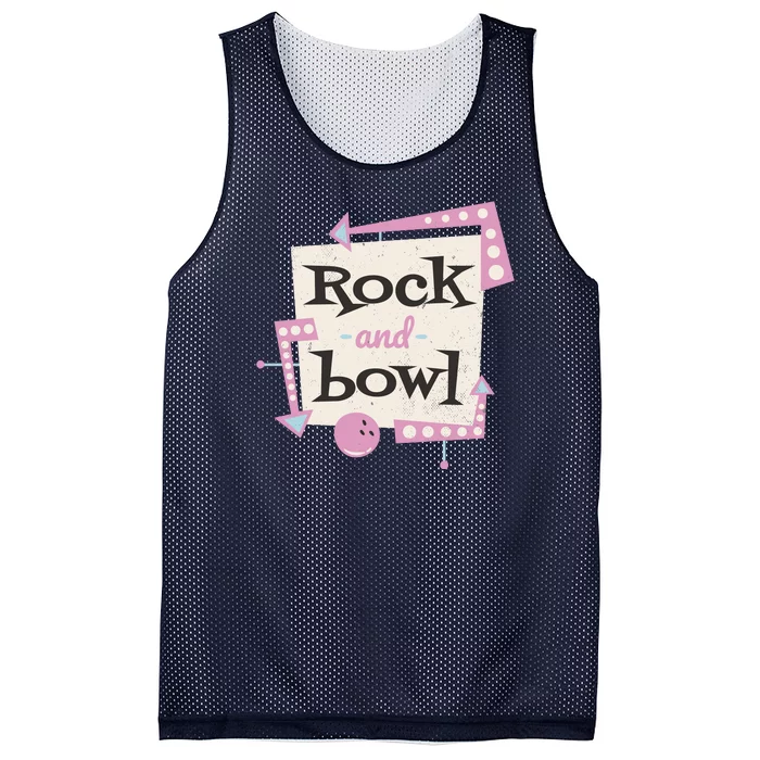 Rock And Bowl Mesh Reversible Basketball Jersey Tank