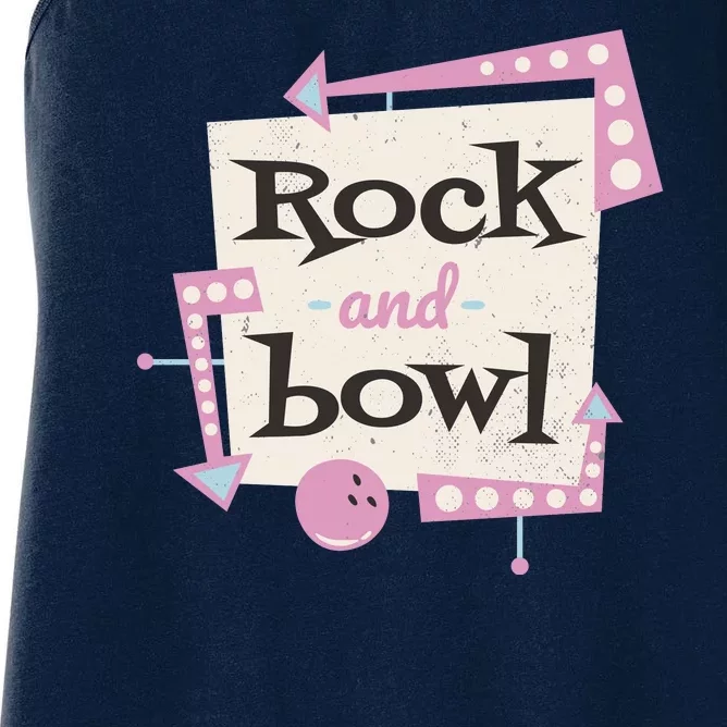 Rock And Bowl Women's Racerback Tank