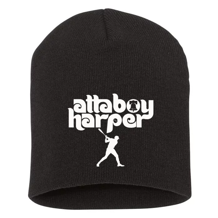 Retro atta boy harper Vintage Short Acrylic Beanie