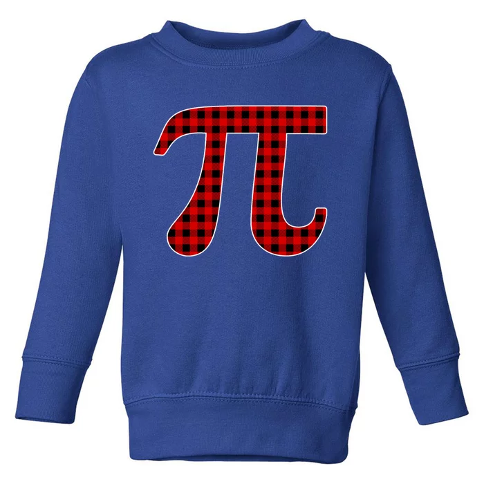 Red And Black Pi Printed Tees National Pi Day Gift Cool Gift Toddler Sweatshirt