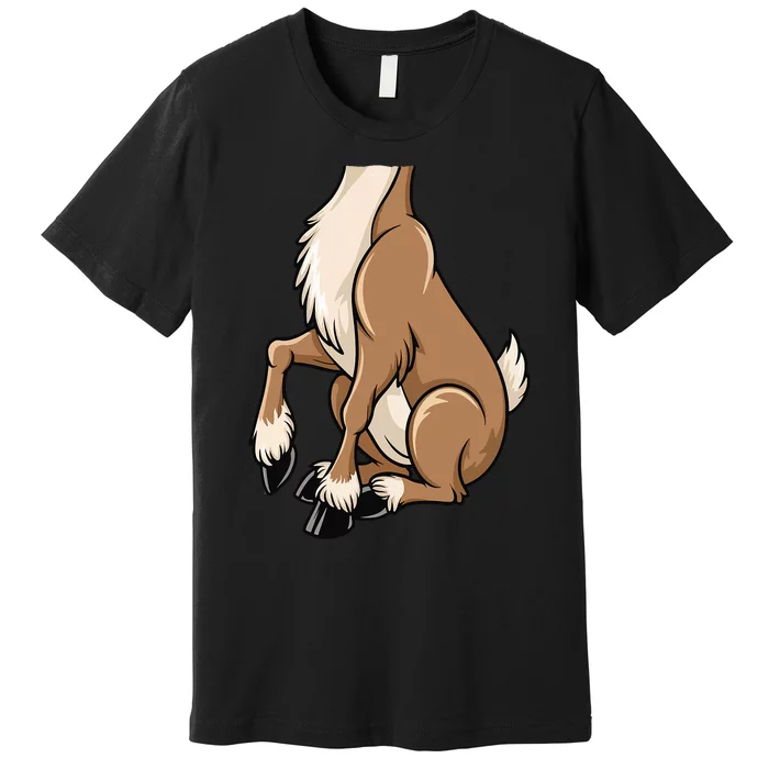 Reindeer Adult Brown Deer Costume Premium T-Shirt