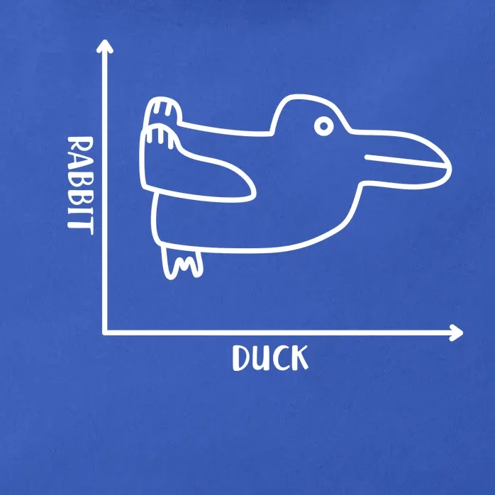 Rabbit Duck Diagram Chart Zip Tote Bag