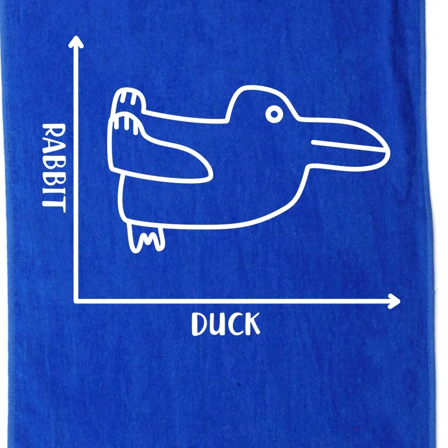 Rabbit Duck Diagram Chart Platinum Collection Golf Towel