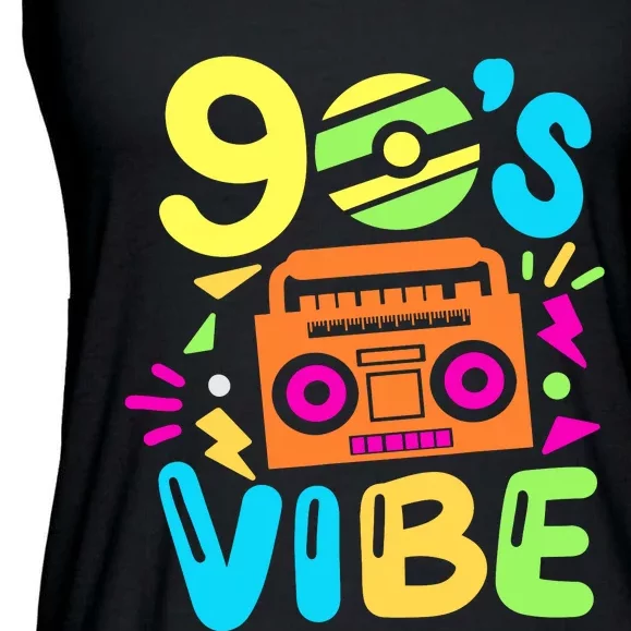 Retro Aesthetic Costume Party Outfit 90s Vibe Ladies Essential Flowy Tank