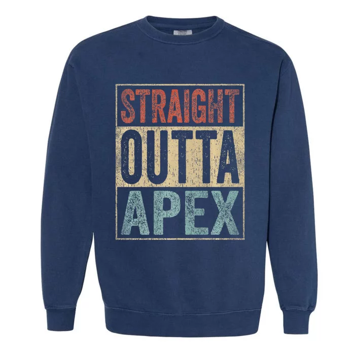 Retro Apex Clothing Straight Outta Apex Garment-Dyed Sweatshirt