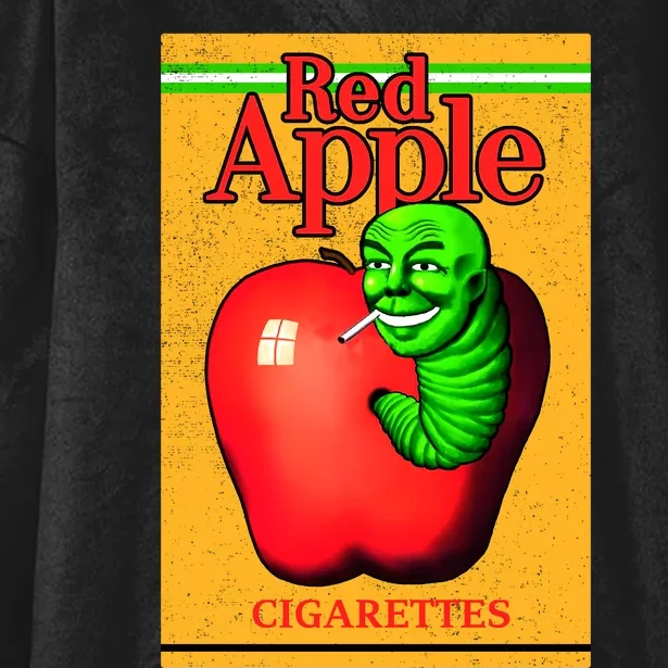 Red Apple Cigarettes Hooded Wearable Blanket