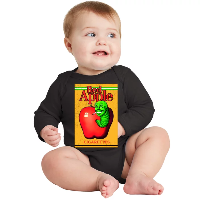 Red Apple Cigarettes Baby Long Sleeve Bodysuit