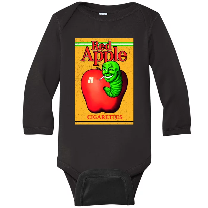 Red Apple Cigarettes Baby Long Sleeve Bodysuit