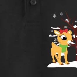 Rudolph And Clarice Shirts Christmas Girls Reindeer Dry Zone Grid Performance Polo