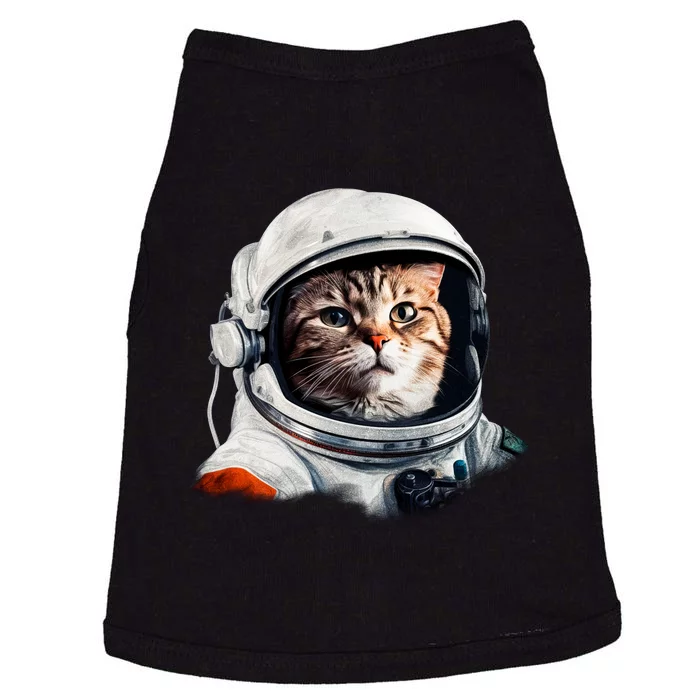 Realistic Astronaut Cat Doggie Tank