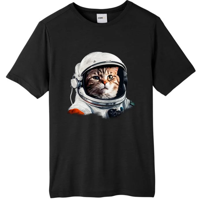 Realistic Astronaut Cat ChromaSoft Performance T-Shirt