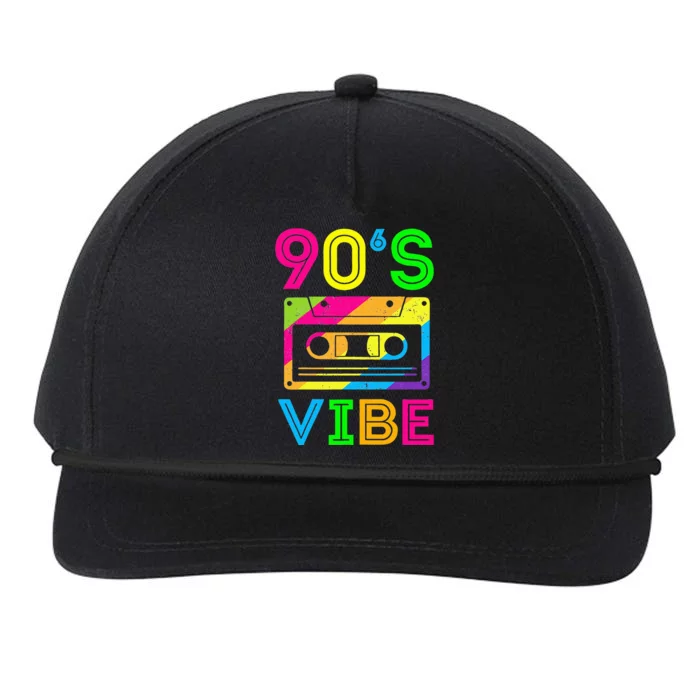 Retro Aesthetic Costume Party Outfit 90s Vibe Snapback Five-Panel Rope Hat