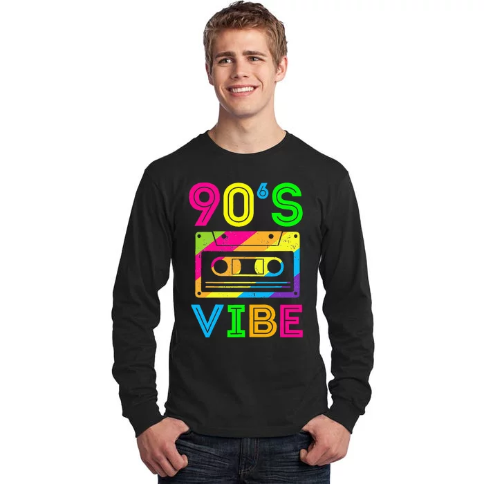 Retro Aesthetic Costume Party Outfit 90s Vibe Tall Long Sleeve T-Shirt