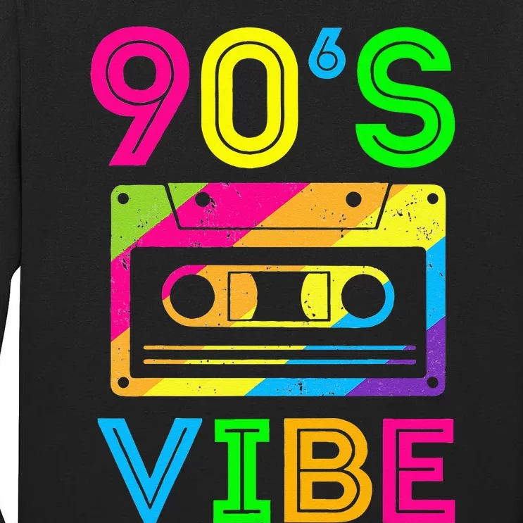 Retro Aesthetic Costume Party Outfit 90s Vibe Tall Long Sleeve T-Shirt