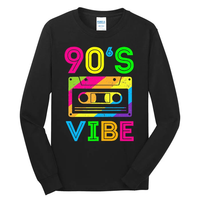 Retro Aesthetic Costume Party Outfit 90s Vibe Tall Long Sleeve T-Shirt