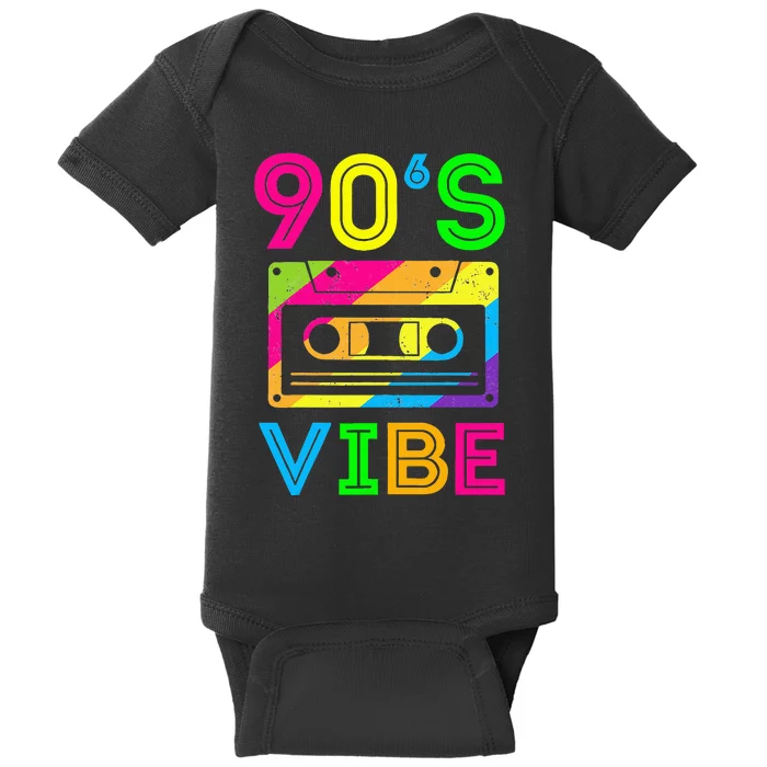 Retro Aesthetic Costume Party Outfit 90s Vibe Baby Bodysuit