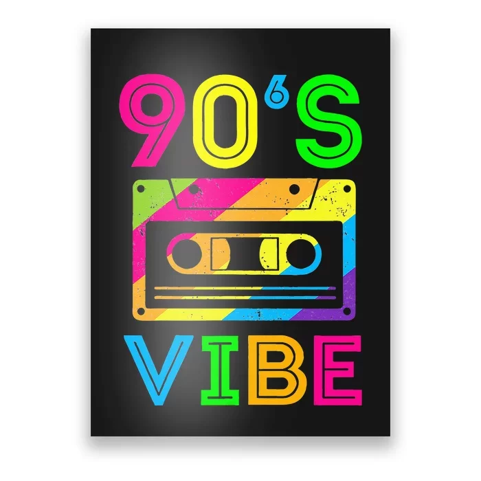 Retro Aesthetic Costume Party Outfit 90s Vibe Poster