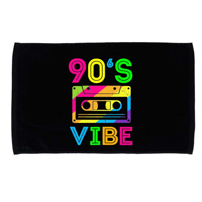 Retro Aesthetic Costume Party Outfit 90s Vibe Microfiber Hand Towel