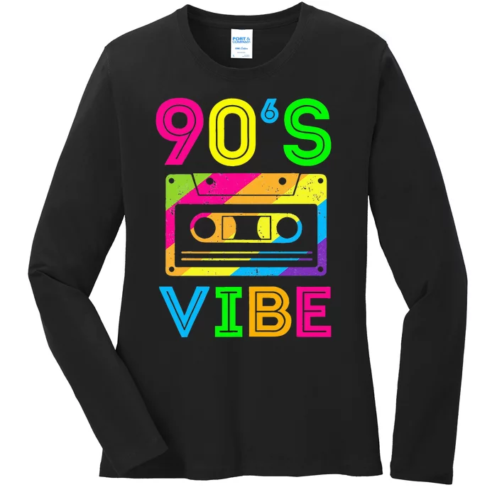 Retro Aesthetic Costume Party Outfit 90s Vibe Ladies Long Sleeve Shirt